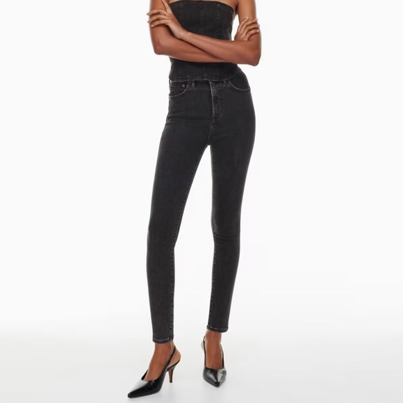Aritzia off black skinny jeans - Picture 4 of 7